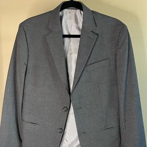 JF J.Ferrar Ultra Comfort Mens Slim Fit Suit Jacket - Charcoal